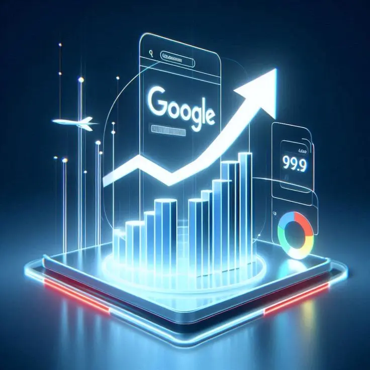 A glowing 3D digital graphic shows of best digital marketer in malappuram